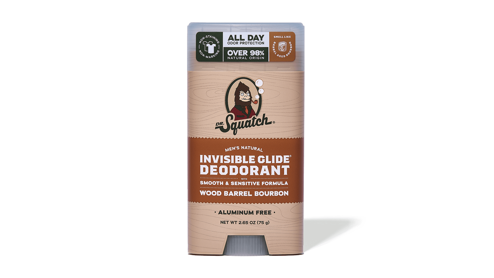 Wood Barrel Bourbon Invisible Glide Deodorant - Home Glow