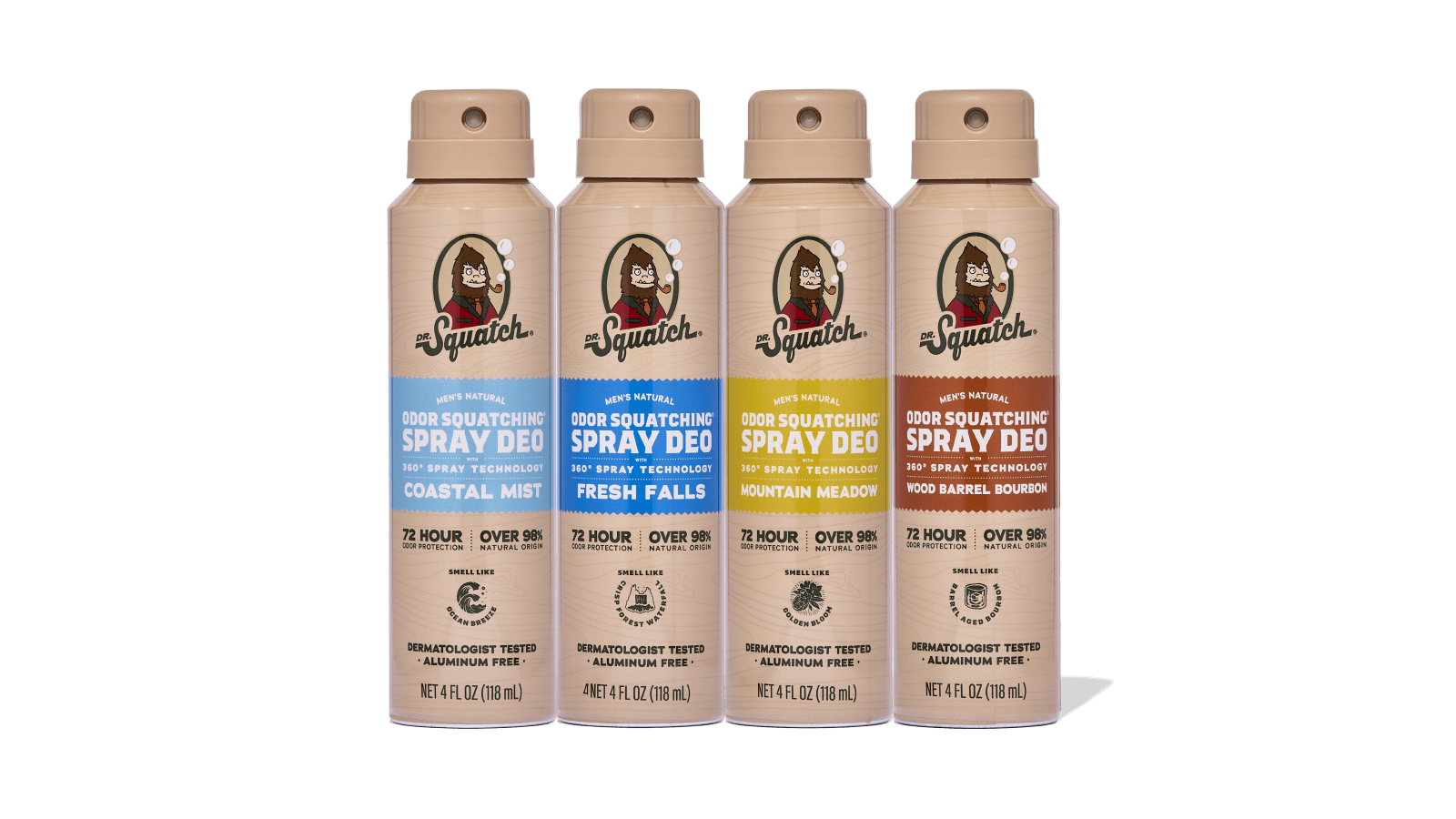 Spray 4-Pack - Daily Set