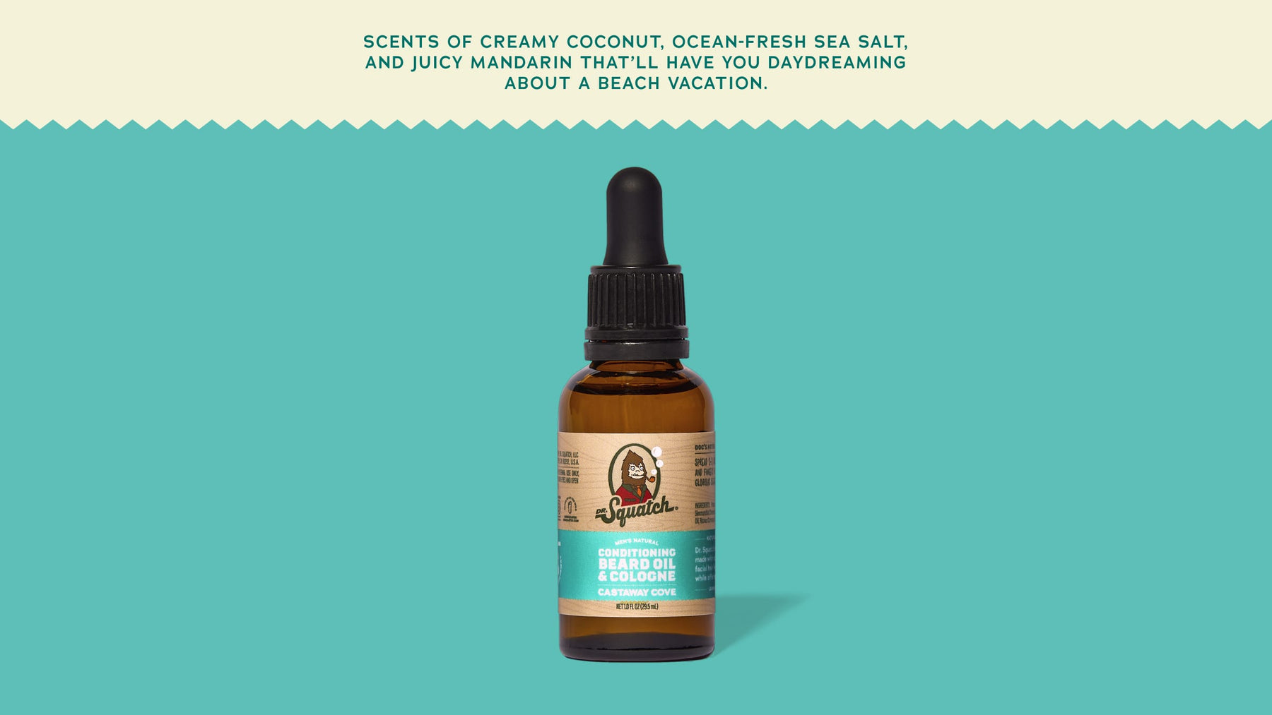 Castaway Cove Beard Oil & Cologne - Warm Blend