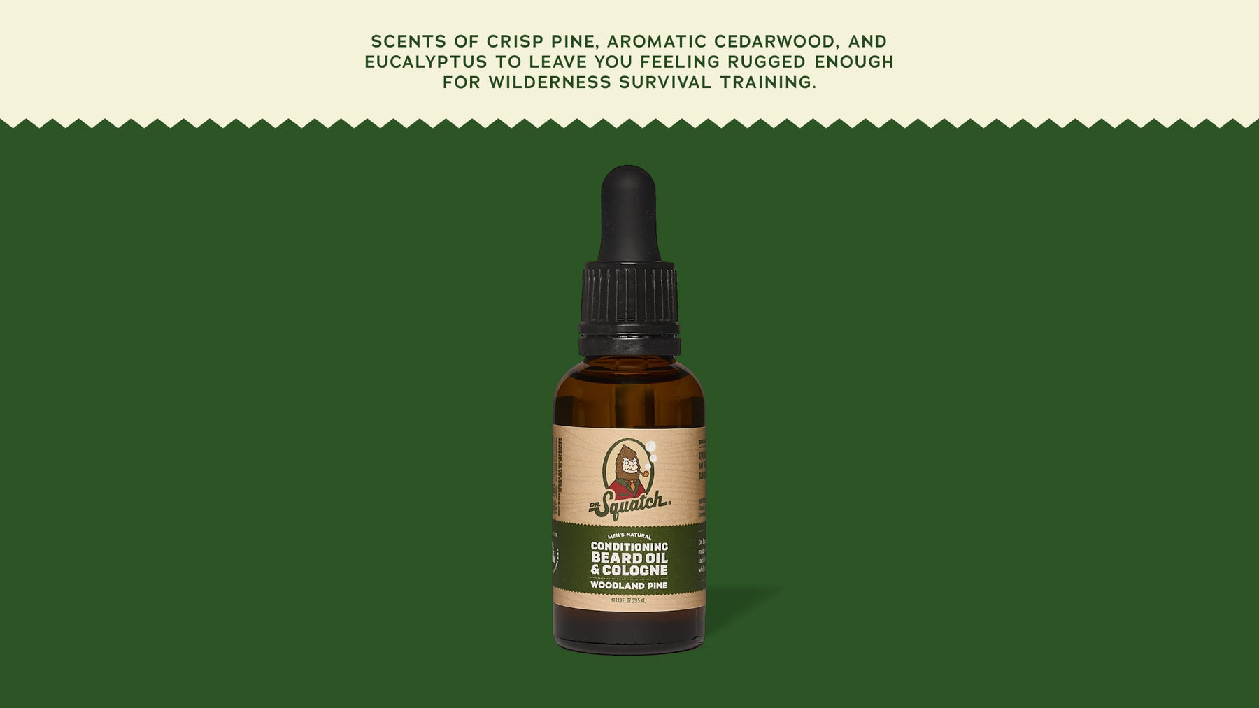 Conditioning Beard Oil & Cologne Woodland Pine - Clear Balance