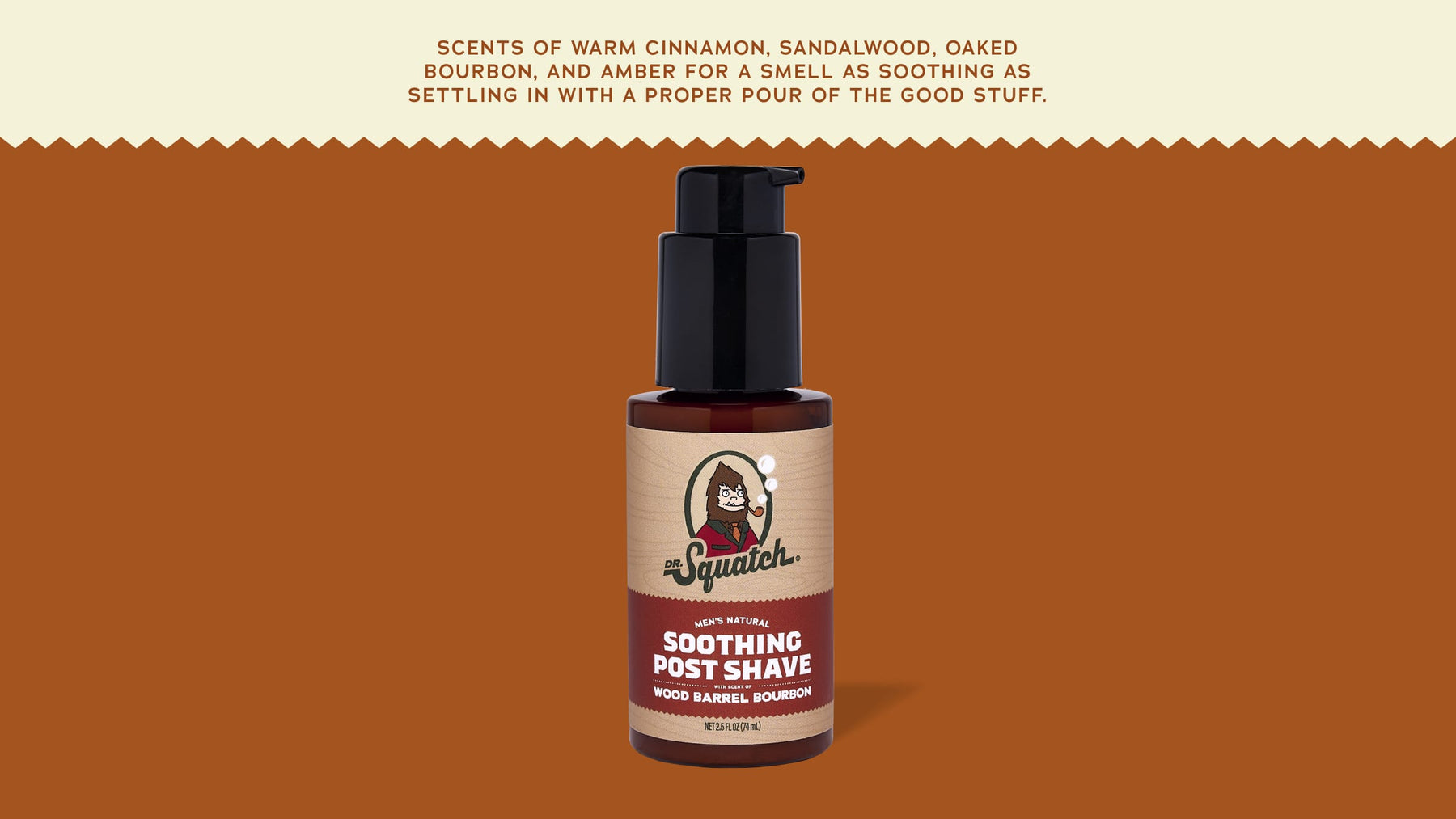 Soothing Post Shave Wood Barrel Bourbon - Simple Routine