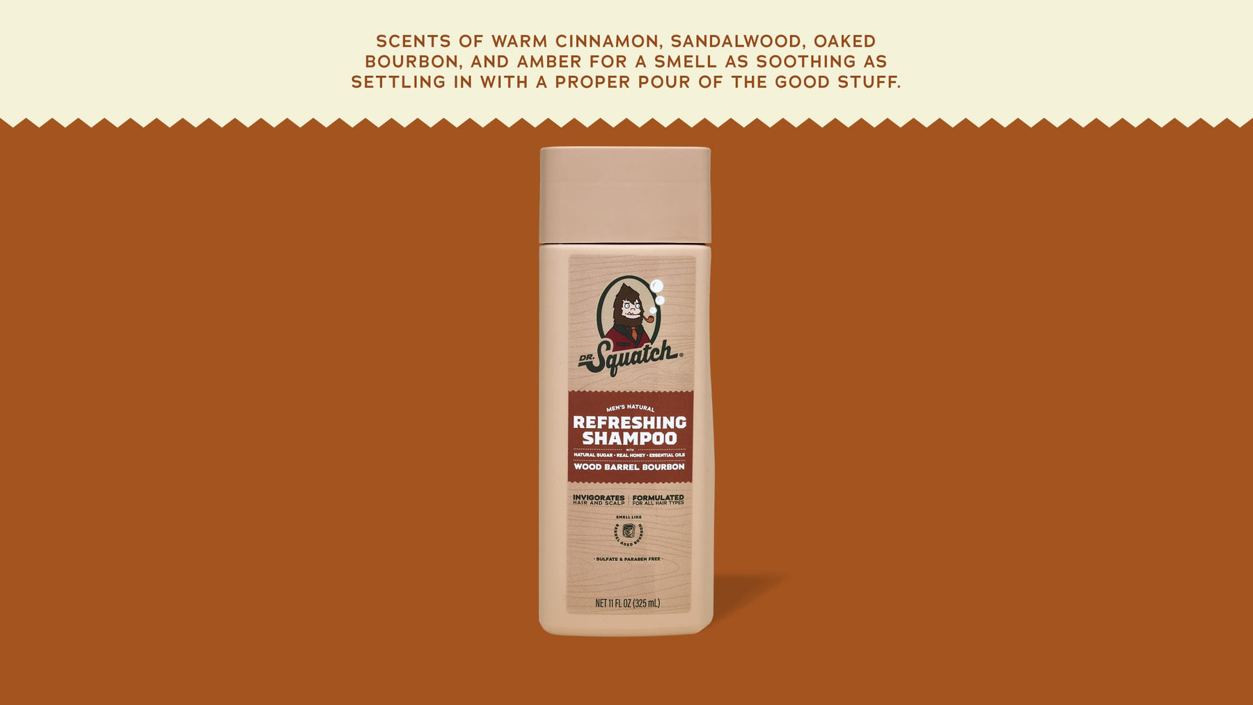 Wood Barrel Bourbon Shampoo - Soft Glow