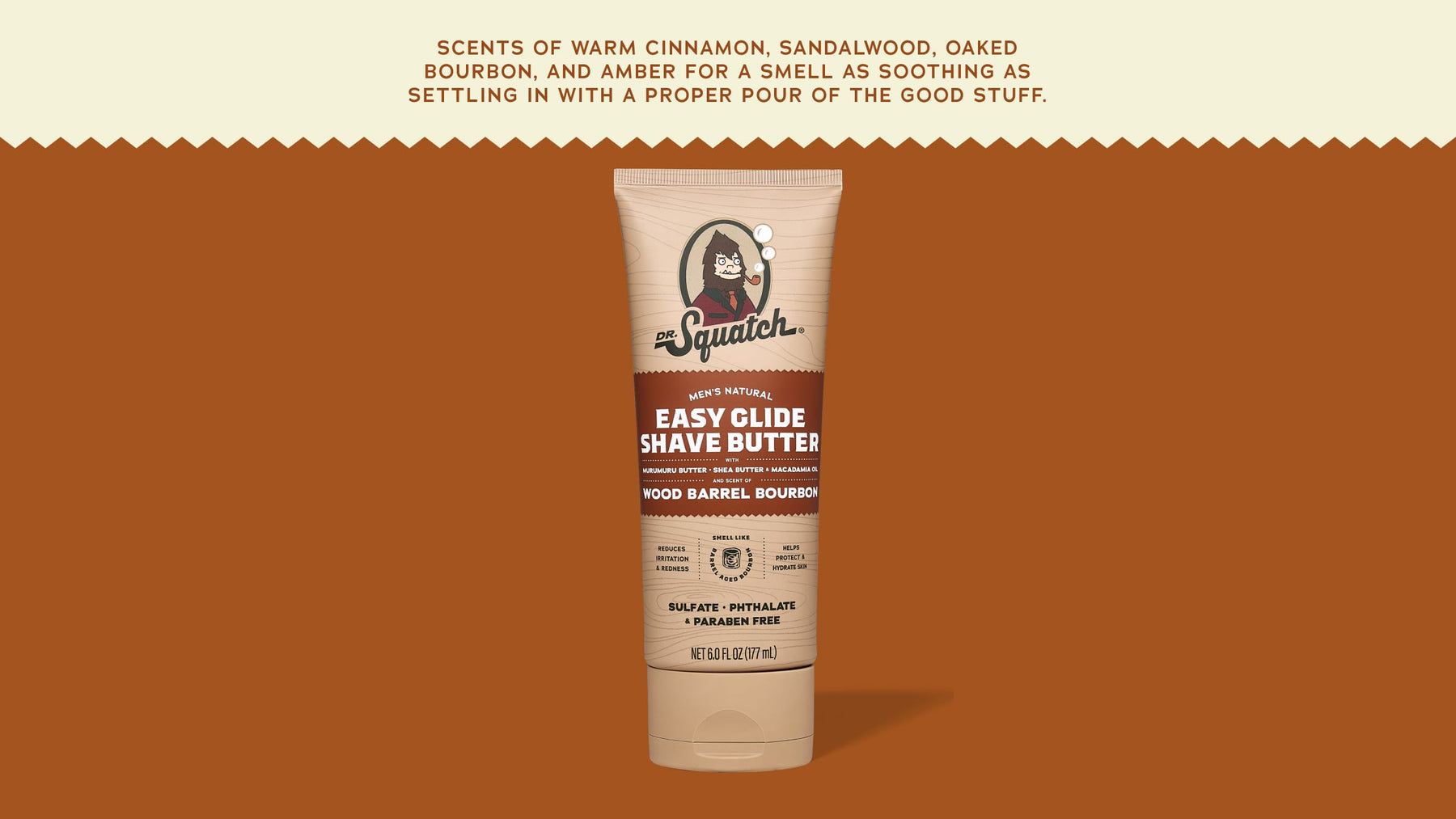 Easy Glide Shave Butter Wood Barrel Bourbon - Travel Edit