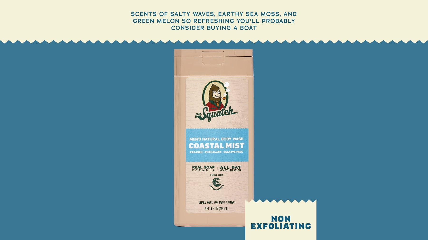 14 oz Coastal Mist Body Wash - Soft Glow