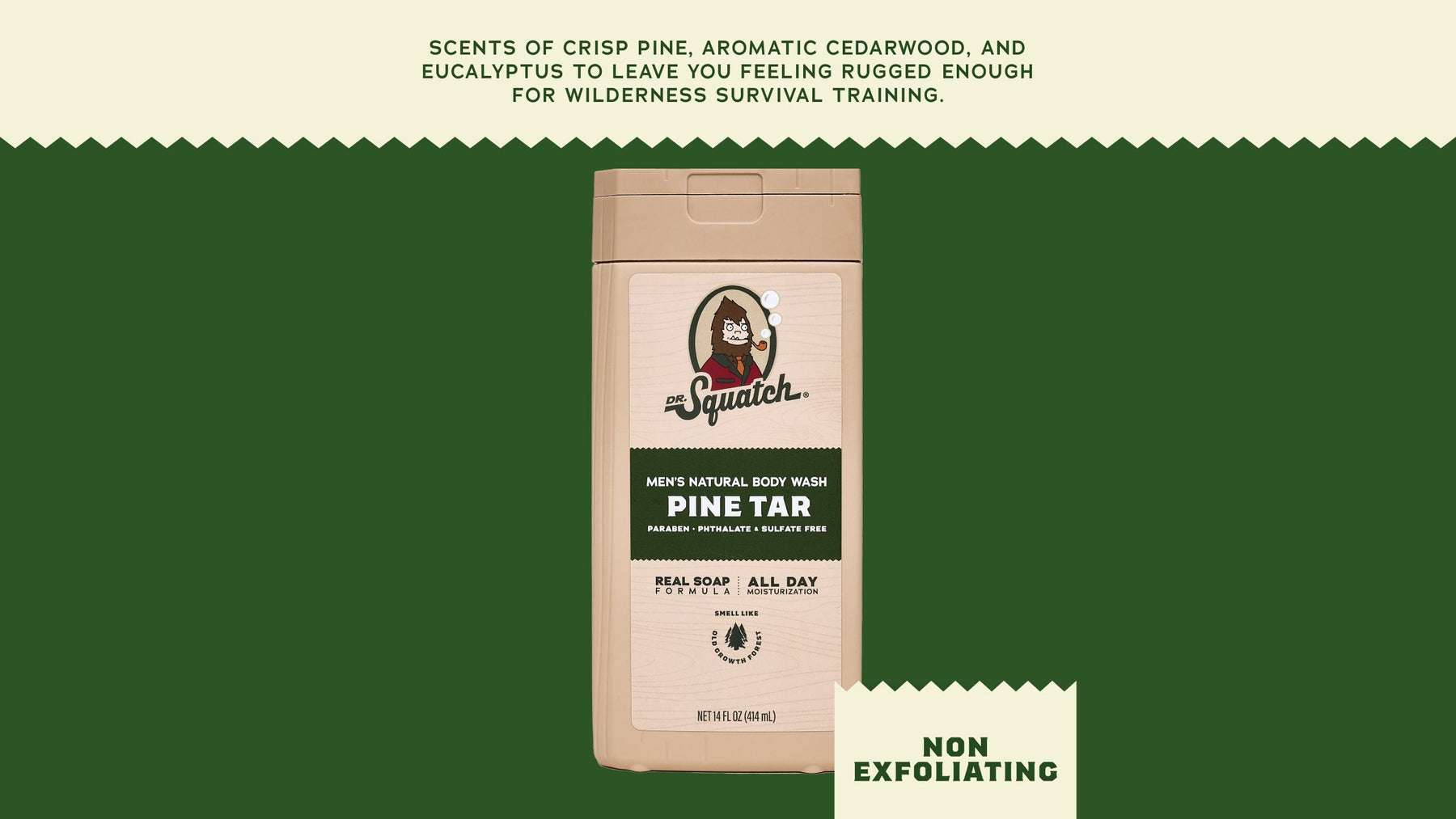 14 oz Pine Tar Body Wash - Clean Mood