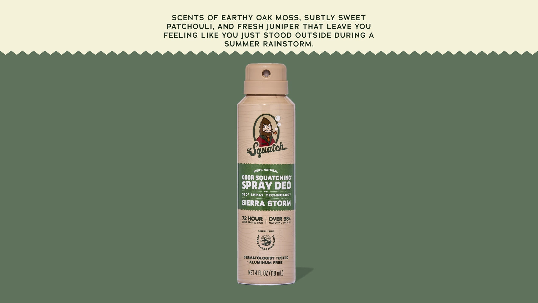 Sierra Storm Spray Deodorant - Gentle Mist