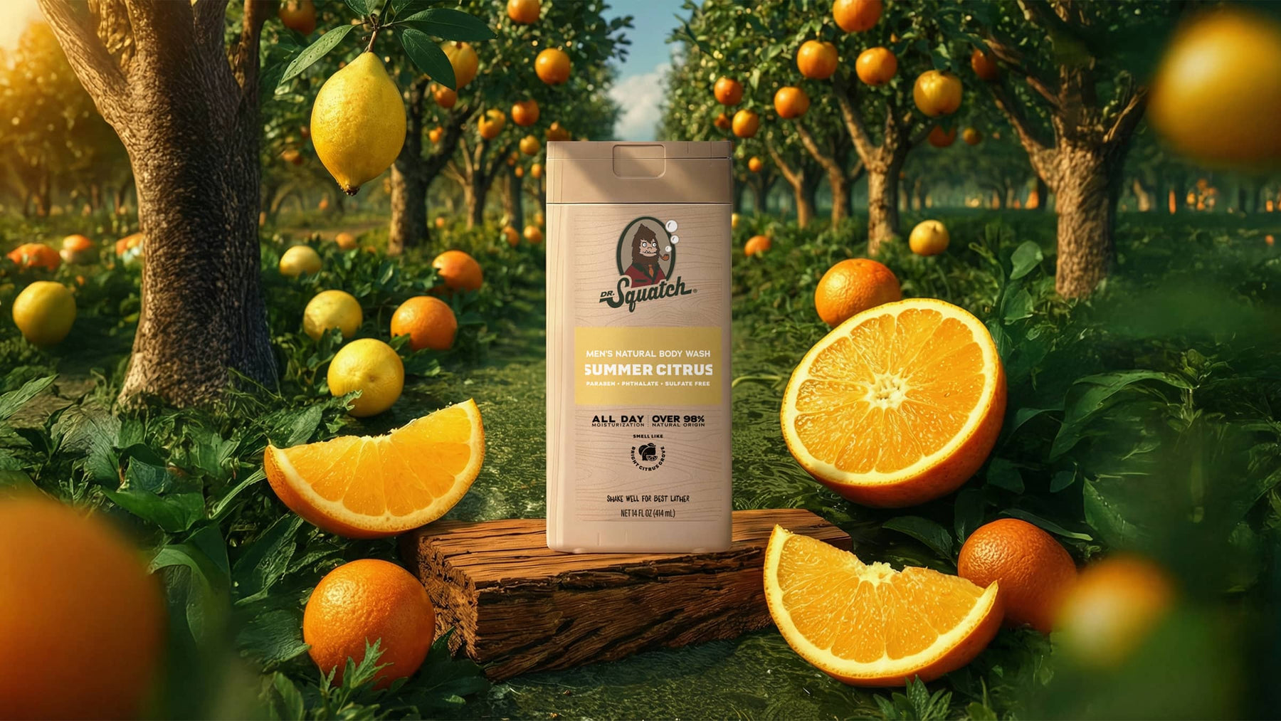 14 oz Summer Citrus Body Wash - Warm Blend