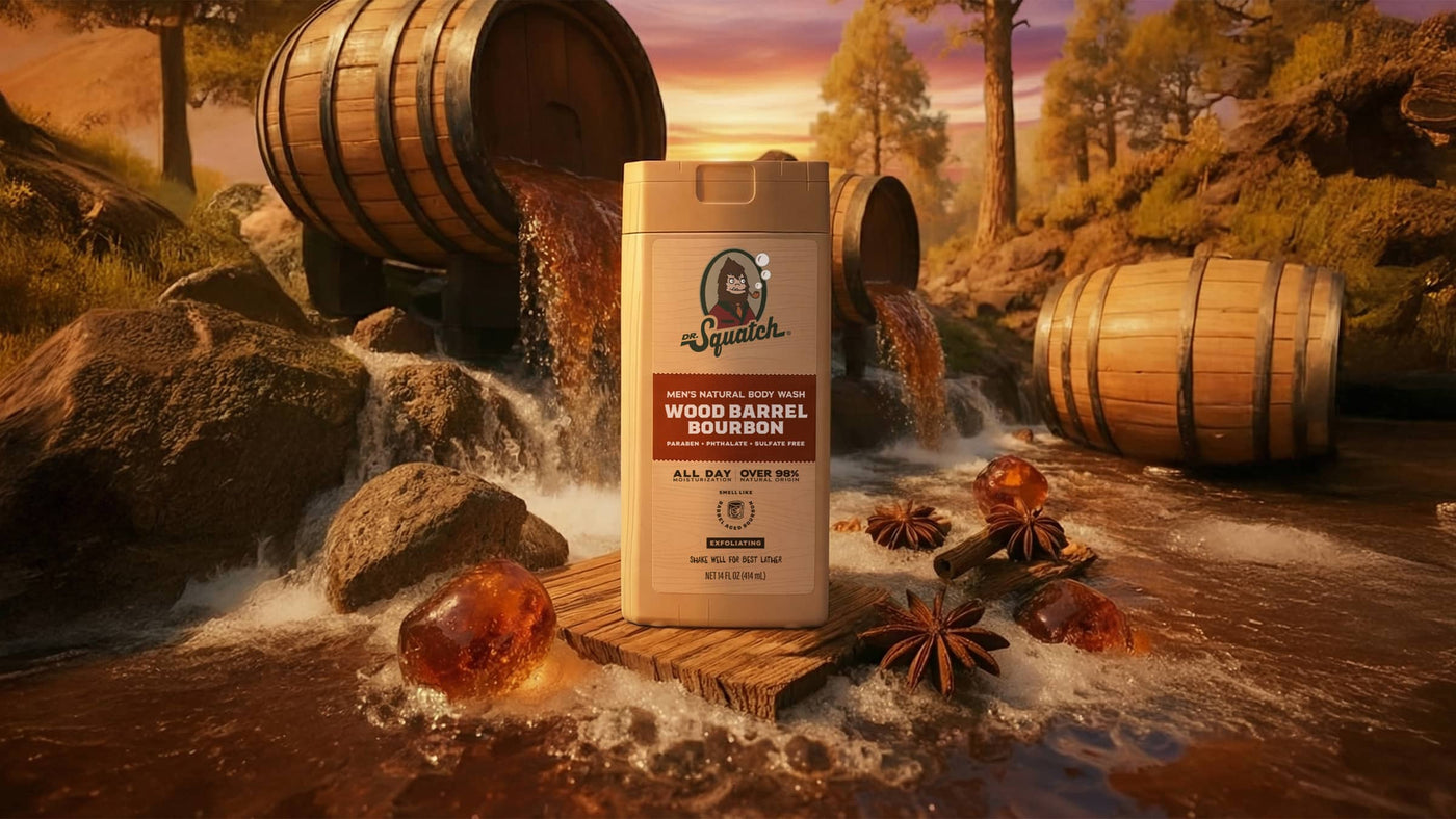 14 oz Wood Barrel Bourbon Body Wash - Warm Blend
