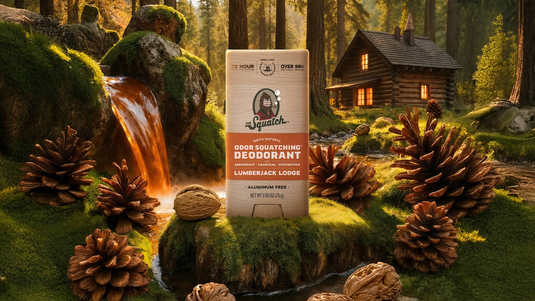 Lumberjack Lodge Deodorant - Active Fresh