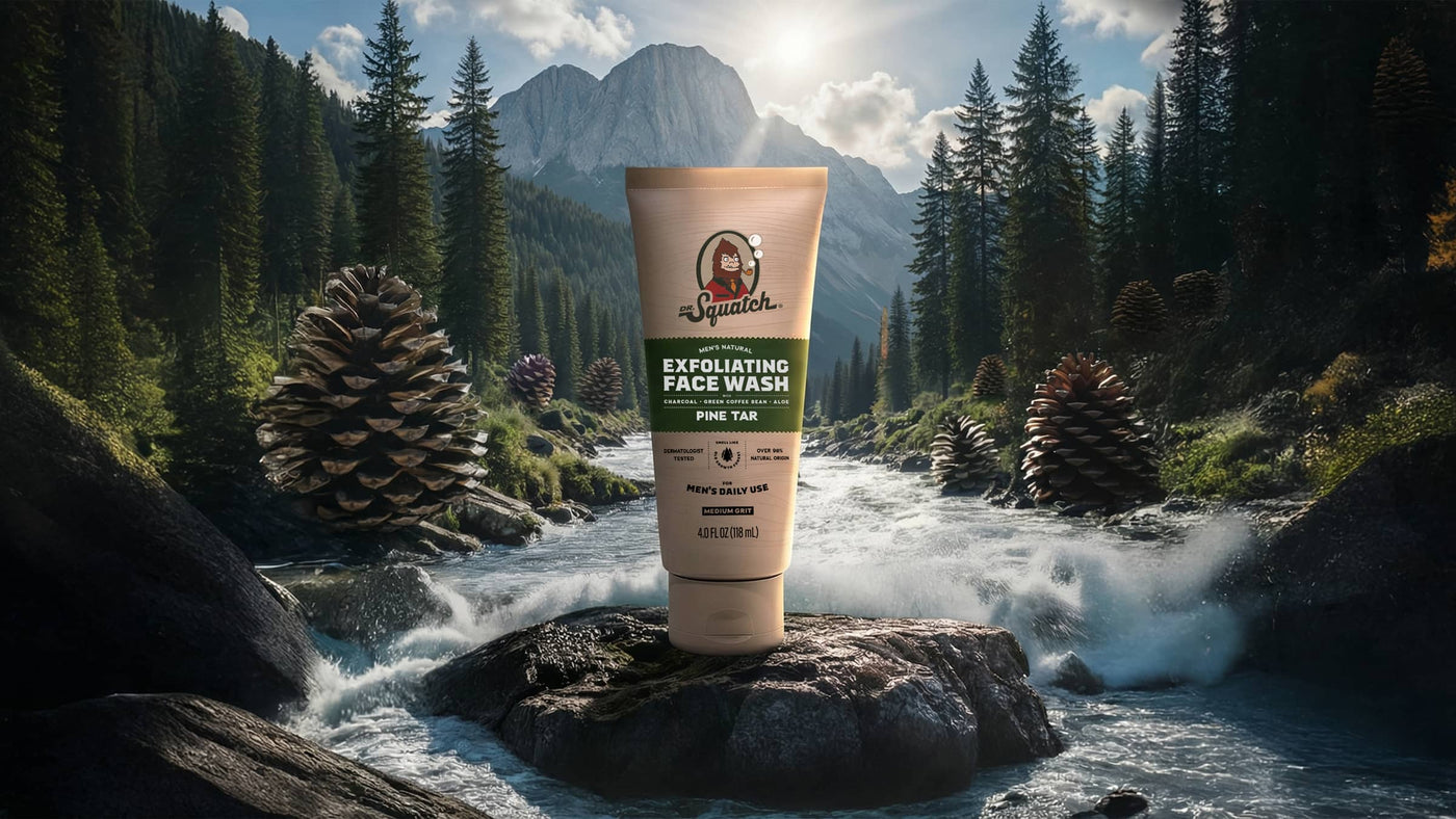Pine Tar Exfoliating Face Wash - Clean Mood