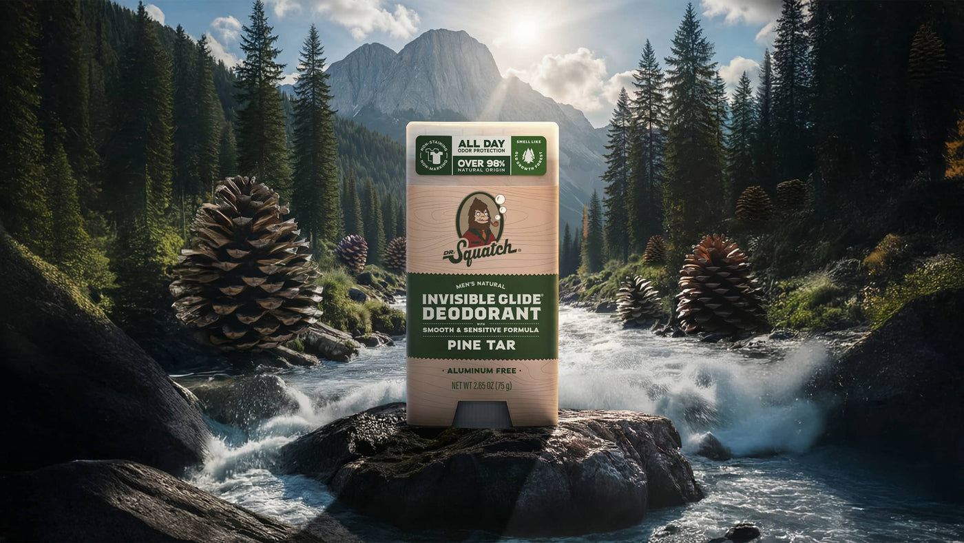 Pine Tar Invisible Glide Deodorant - Soft Glow