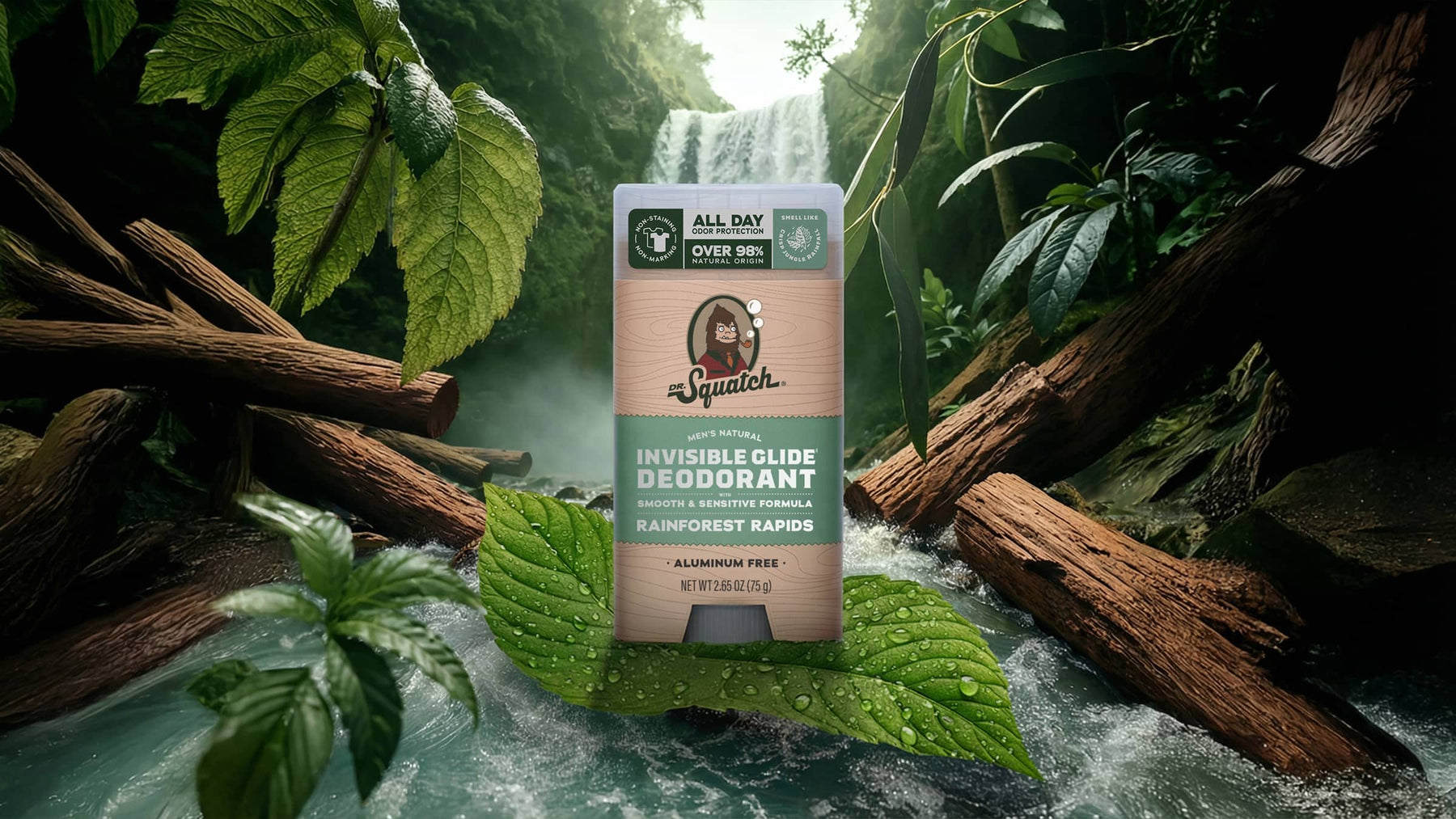 Rainforest Rapids Invisible Glide Deodorant - Gentle Mist