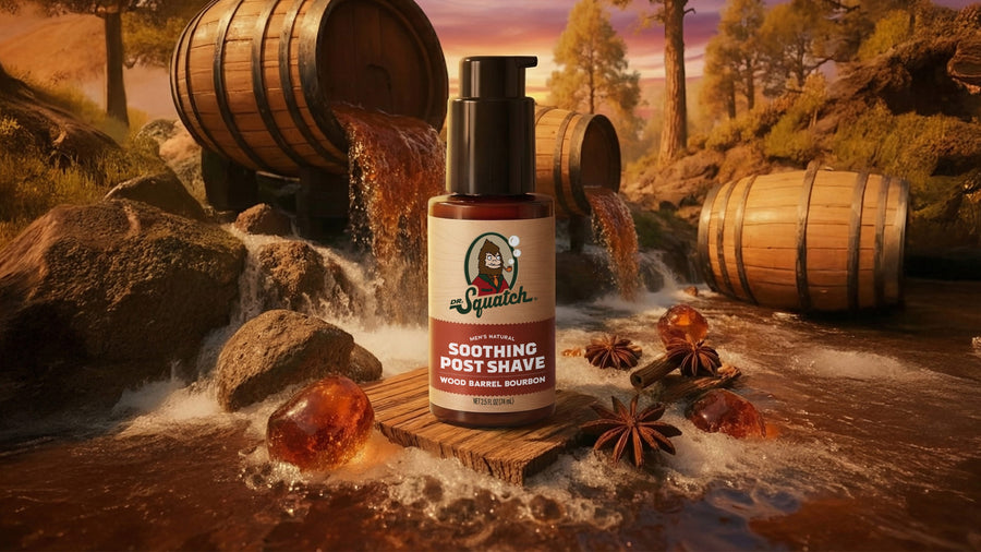 Soothing Post Shave Wood Barrel Bourbon - Simple Routine