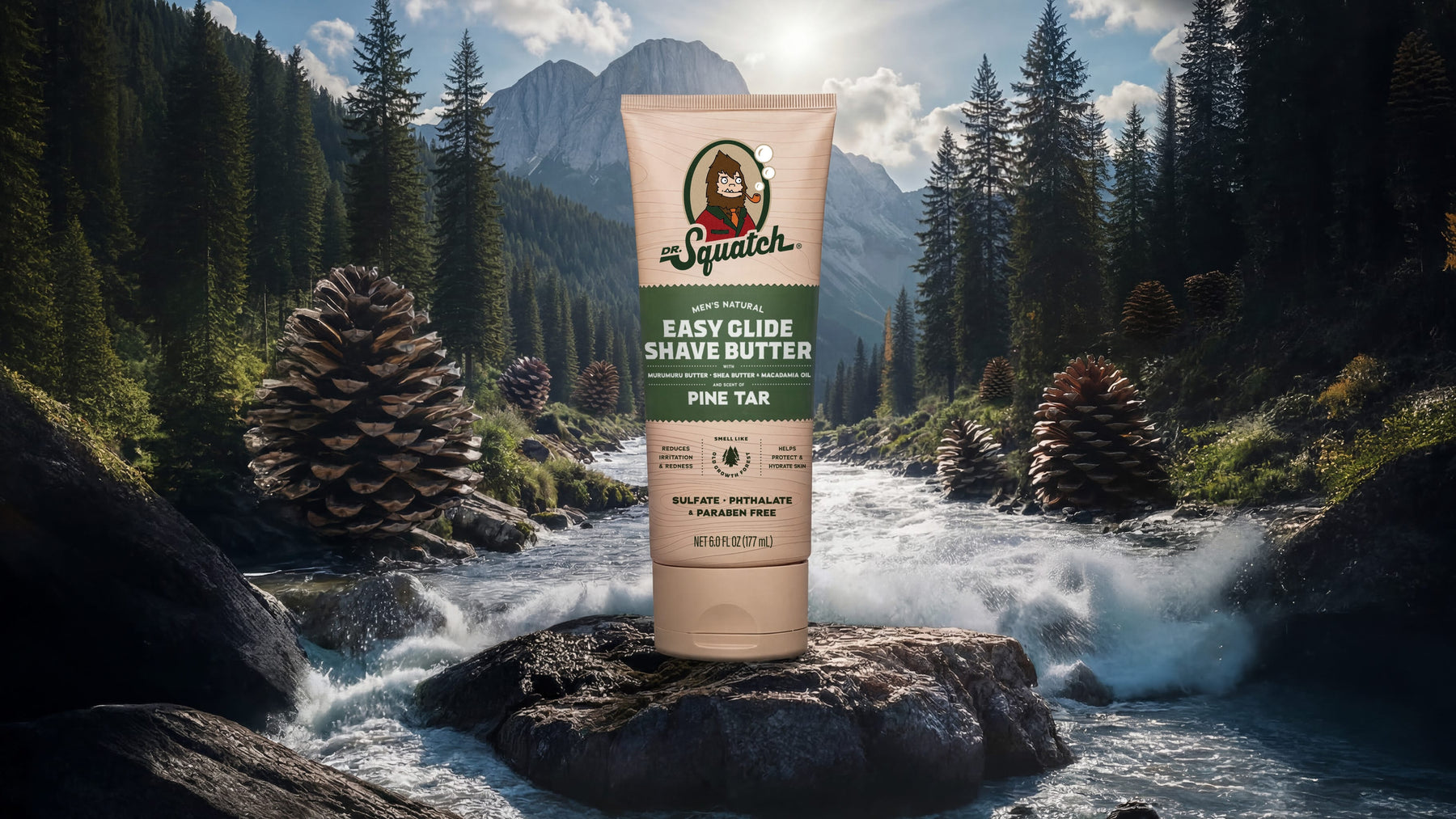 Easy Glide Shave Butter Pine Tar - Clean Bundle
