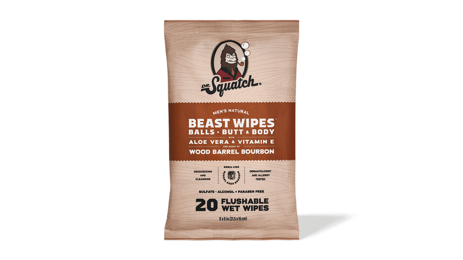 Wood Barrel Bourbon Wipes - Fresh Start